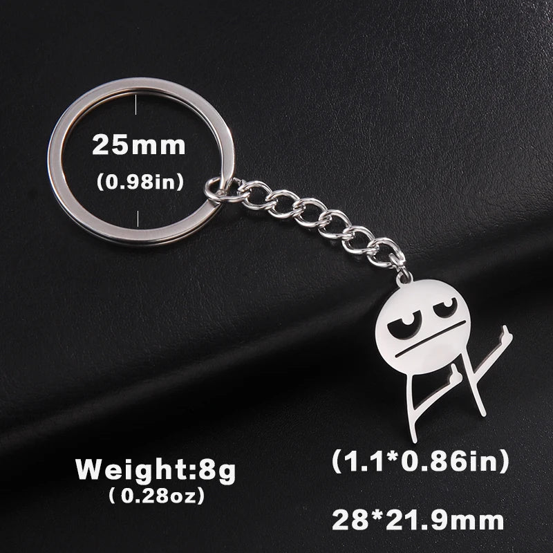 Middle Finger Keychain