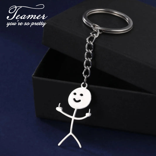 Middle Finger Keychain